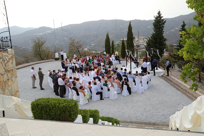 Wedding venue at Competa, Spain